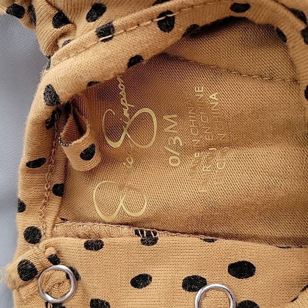 Jessica Simpson Baby Girl's Romper With Headband - Picture 6 of 11